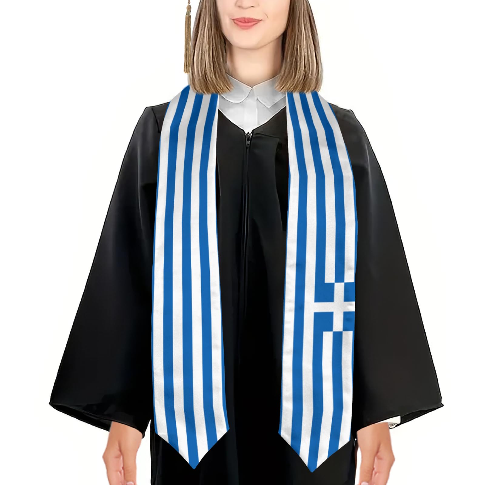 2025年ギリシャ国旗ギリシャ語卒業式ストールショールサッシ - Men'S Fashion Greece のレビューと価格