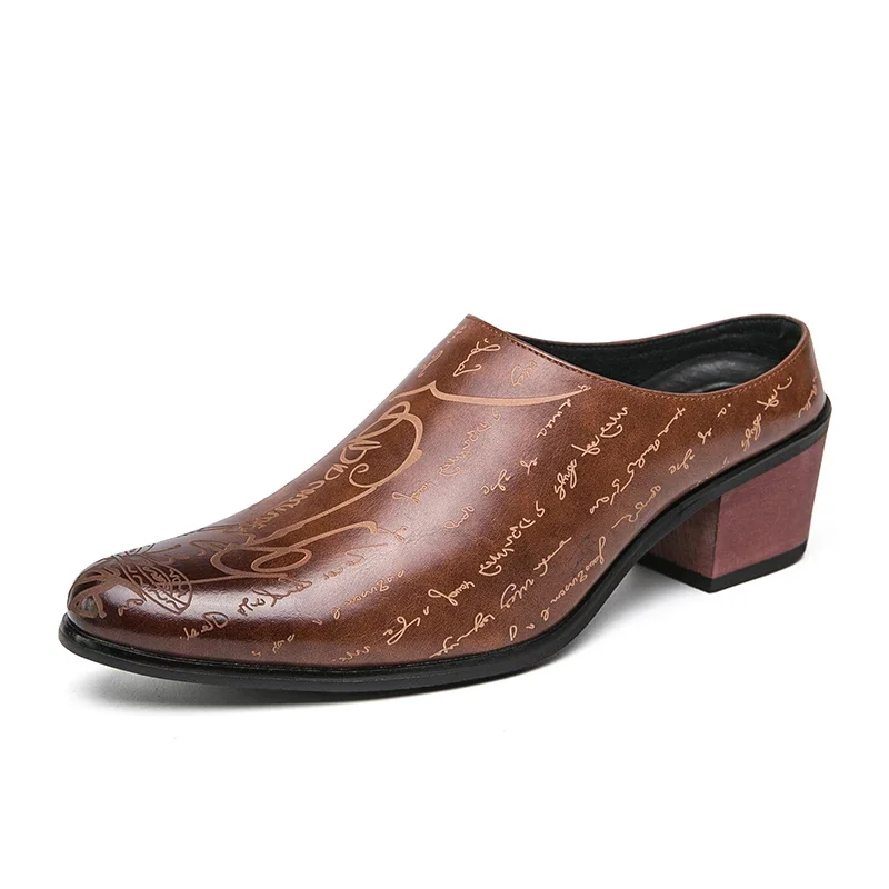 4 センチメートルヒール男性ローファーカジュアルドレスシュー - Mens Fashion Zapatos のレビューと価格