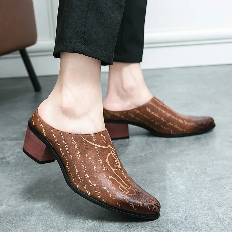 4 センチメートルヒール男性ローファーカジュアルドレスシュー - Mens Fashion Zapatos のレビューと価格