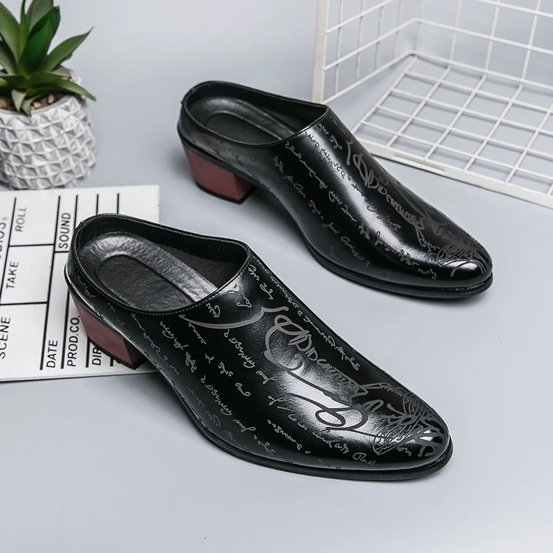 4 センチメートルヒール男性ローファーカジュアルドレスシュー - Mens Fashion Zapatos のレビューと価格