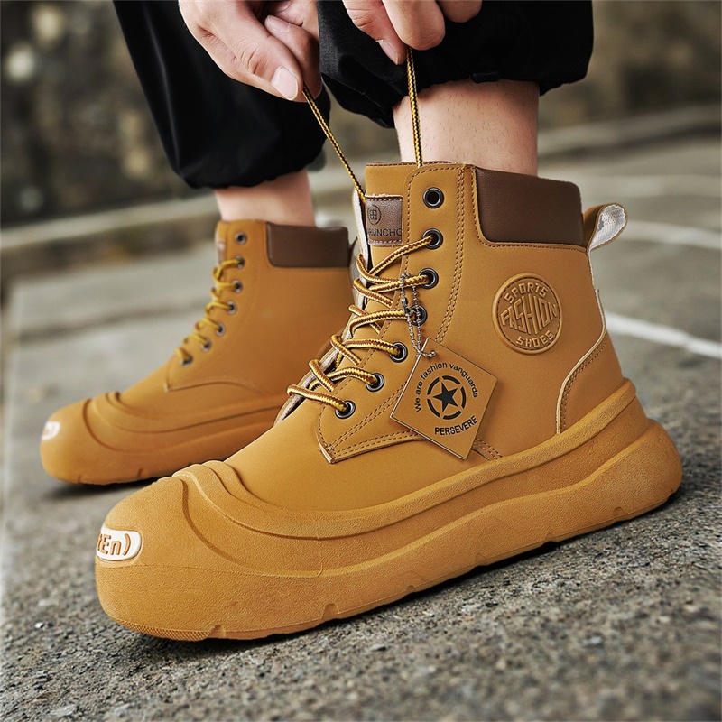 ショート丈アンクルブーツ　おしゃれで快適なハイカットメンズス - Men'S Fashion Footwear のレビューと価格