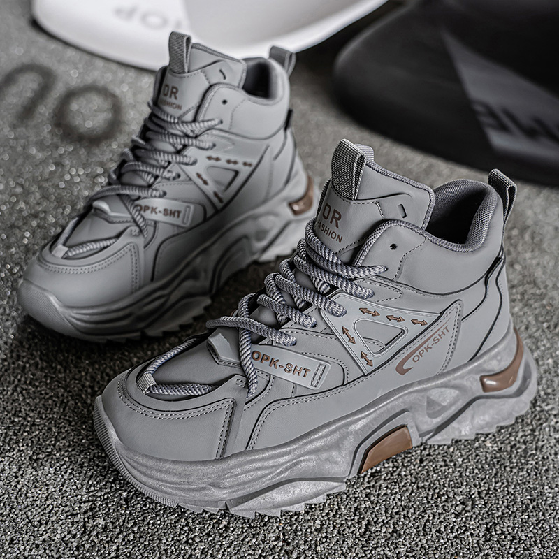 ハイカット通気性滑り止めメンズフットウェア2025秋ホットセ - Men'S Fashion Footwear のレビューと価格