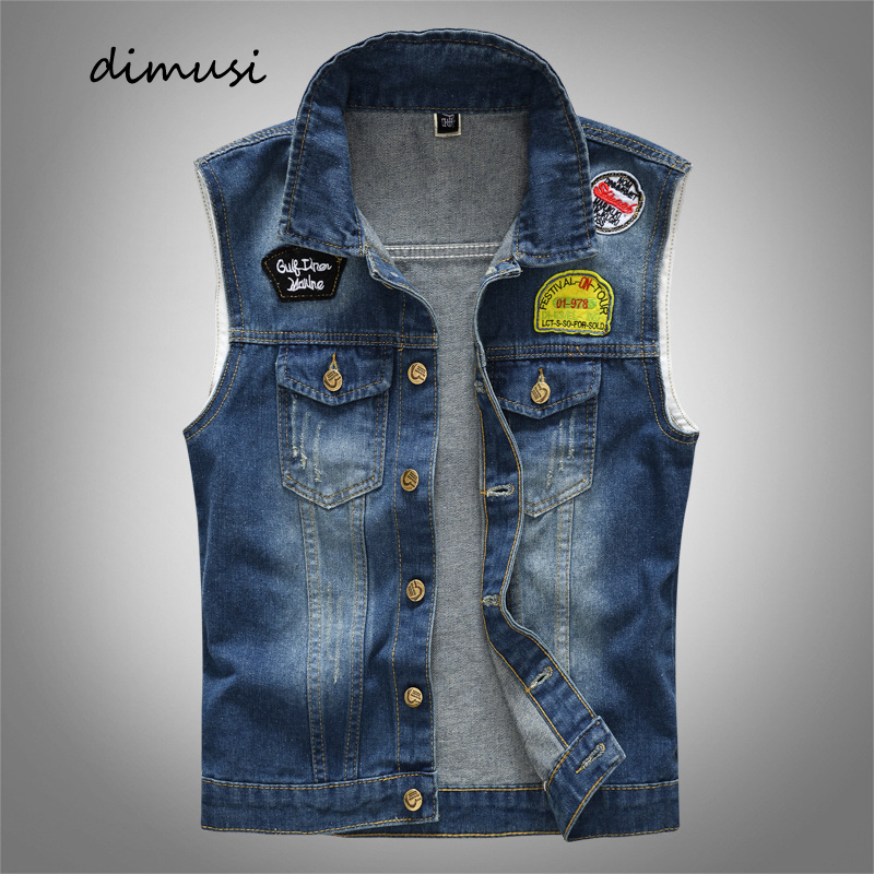 春夏メンズデニムベストヴィンテージコットンジーンズチョッキメ - Men'S Fashion Vest With Jeans のレビューと価格