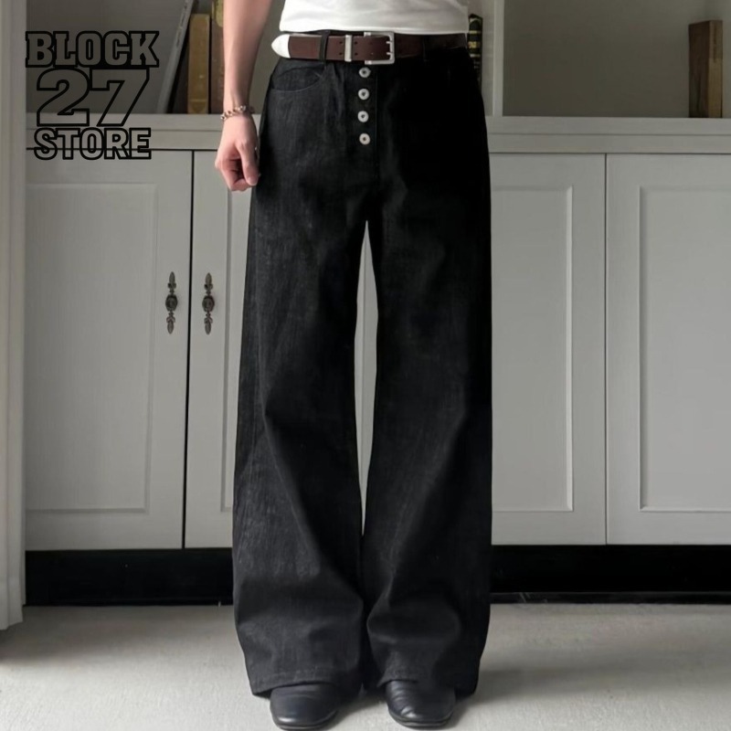 メンズジーンズ原宿夏レタープリントデニムパンツヒップホップハ - Jeans Pants Fashion Men のレビューと価格