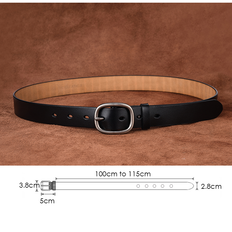 VATLTY 95cm-115cm女性用レザーベルト2.8c - Leather Belt Braided のレビューと価格