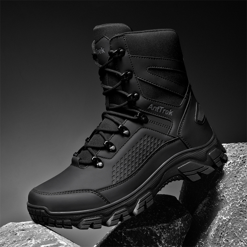 メンズワイルドトレーニングブーツ四季対応ハイカット滑り止め防 - Men'S Fashion Footwear のレビューと価格