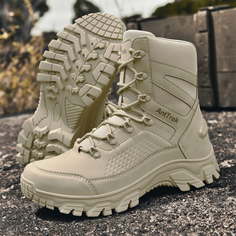メンズワイルドトレーニングブーツ四季対応ハイカット滑り止め防 - Men'S Fashion Footwear のレビューと価格
