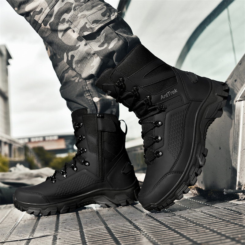 メンズワイルドトレーニングブーツ四季対応ハイカット滑り止め防 - Men'S Fashion Footwear のレビューと価格
