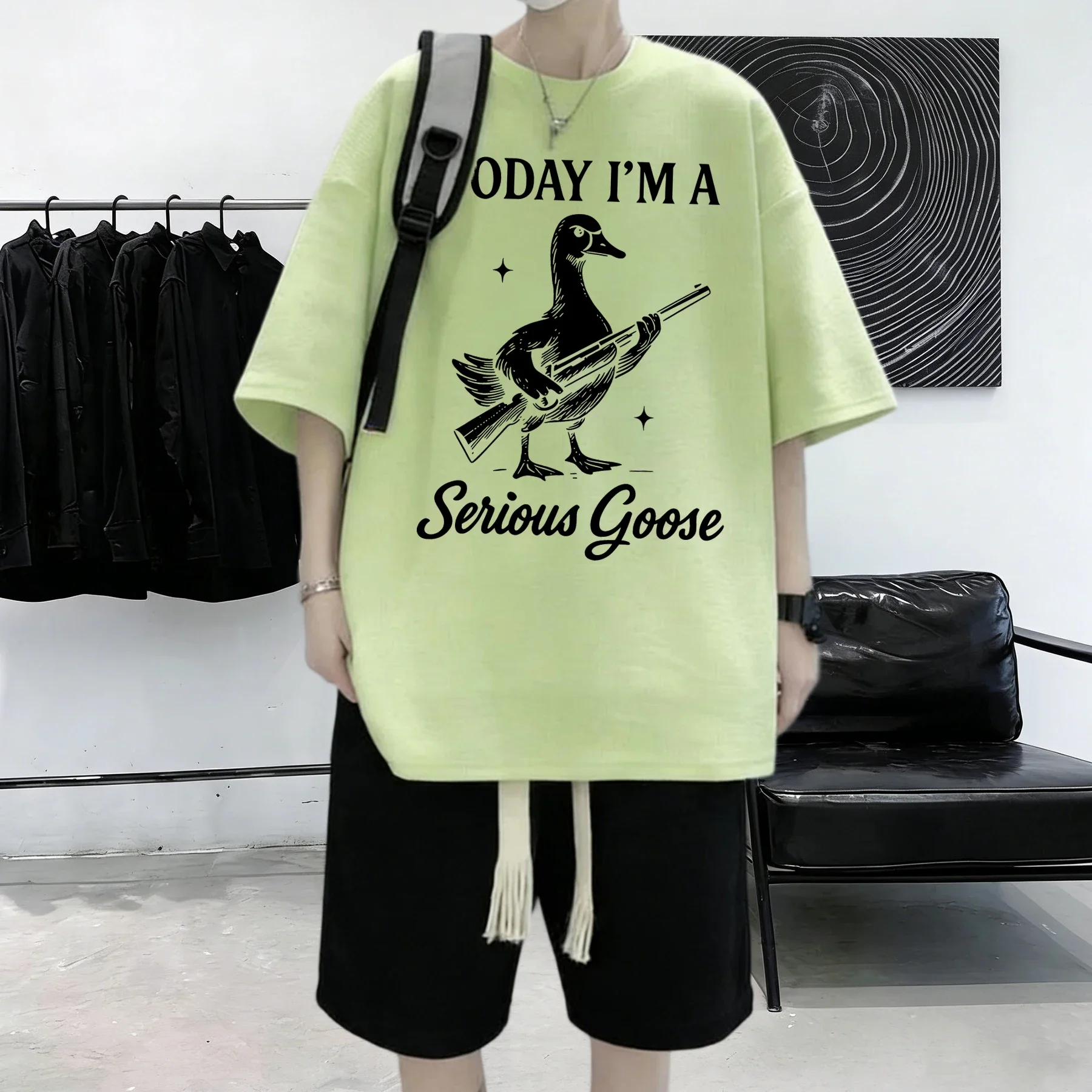今日は私は本気でゴースト柄のコットンシンプルな夏用Tシャツメ - Men'S Fashion Today のレビューと価格