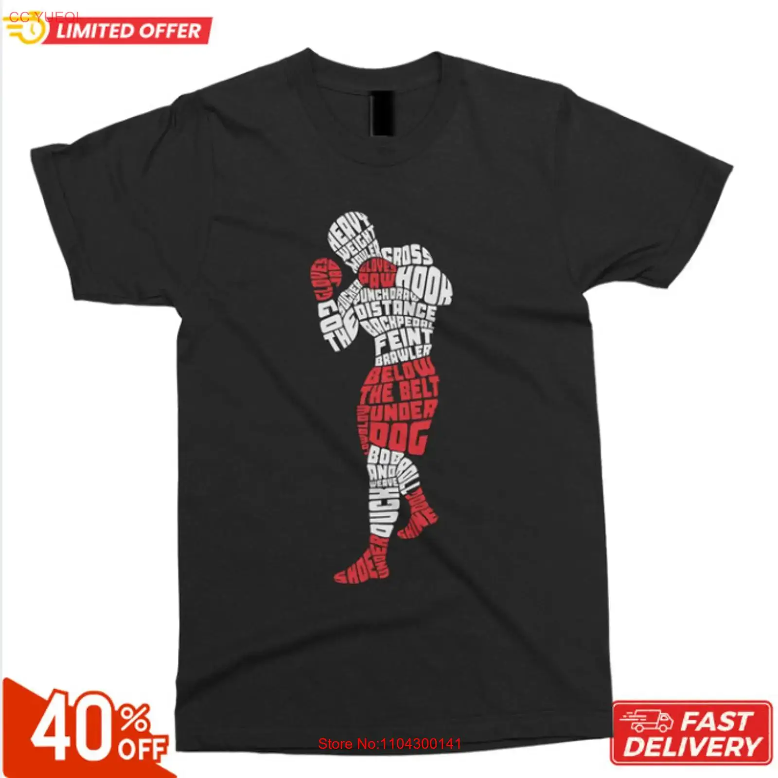 ボクシング T シャツ メンズ タイポグラフィー ボクサー  - Mens Fashion In 40S のレビューと価格