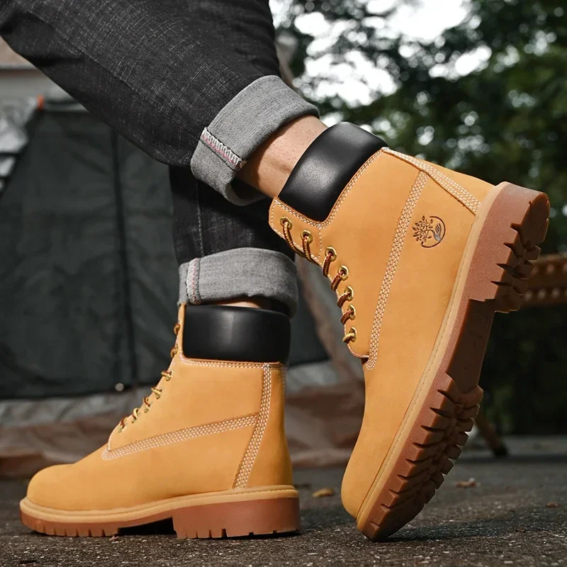 ブーツ メンズ ハイカットブーツ 高品質 レディース レザー - Men'S Fashion Footwear のレビューと価格