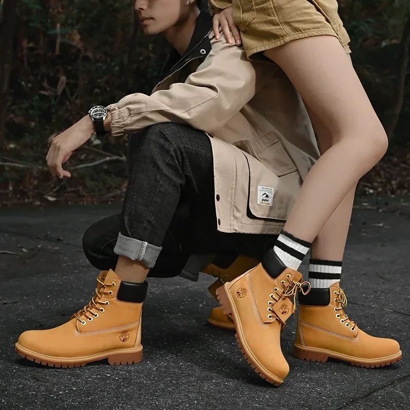 ブーツ メンズ ハイカットブーツ 高品質 レディース レザー - Men'S Fashion Footwear のレビューと価格